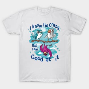Crazy Bird P R t shirt T-Shirt